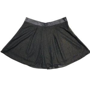 B.P. Collection Black and Gold Studded Skirt